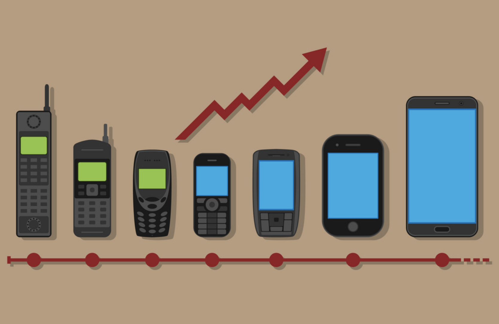 comparing-the-first-mobile-phone-to-today-s-smartphone-technojobs-it