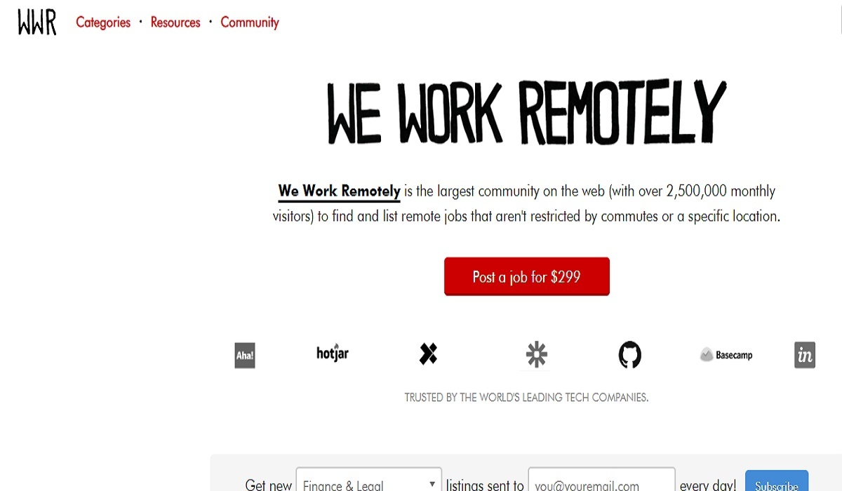 We Work Remotely - See How to Find a Job