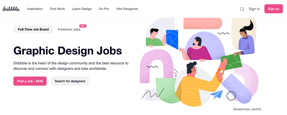 Dribbble - See How To Find Remote Jobs