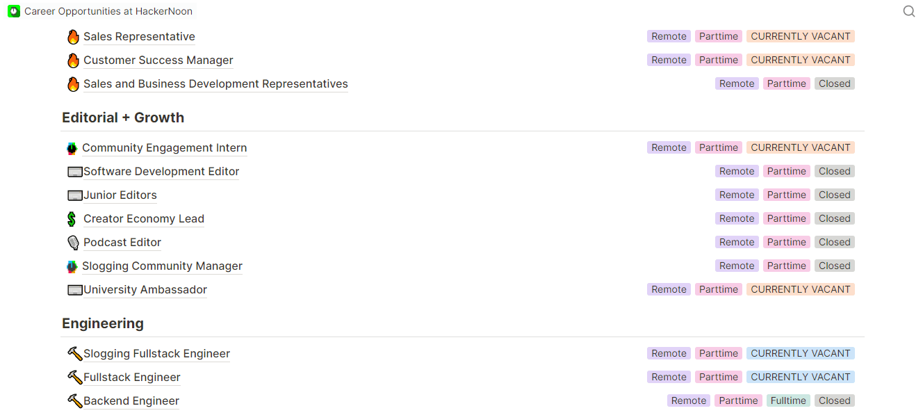 Hacker Noon Careers - How to Work for HackerNoon