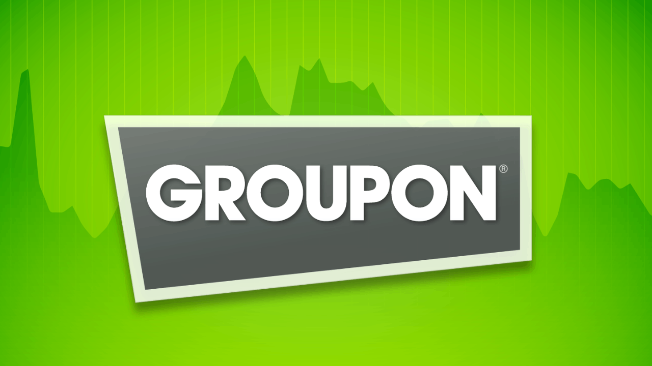 Página inicial do Groupon mostrando ofertas em restaurantes