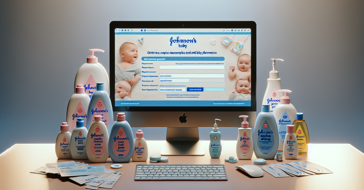 Como solicitar amostras grátis e cupons da Johnson’s Baby: Dicas para economizar nos cuidados do bebê